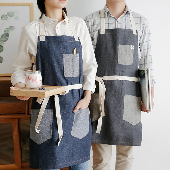 Terlaris Apronku Minimalist Korean Apron Cafe/ Celemak Dapur