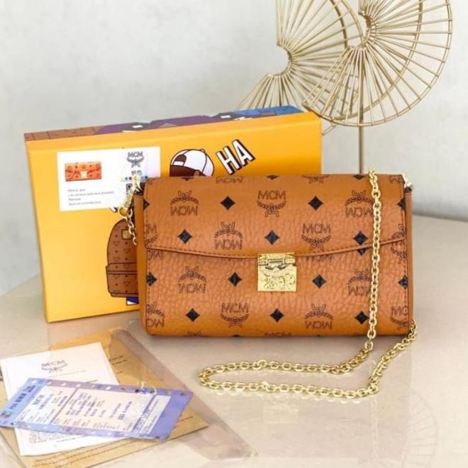 PROMO TAS SELEMPANG WANITA MCM BRANDED IMPORT ORIGINAL TERMURAH PROMO MUTILAJANNAH67