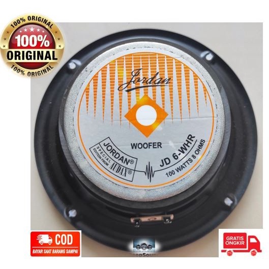 Terlaris Audax Speaker 6 Inch Audax Jordan Jd 6 Whr 100 Watt Woofer Original