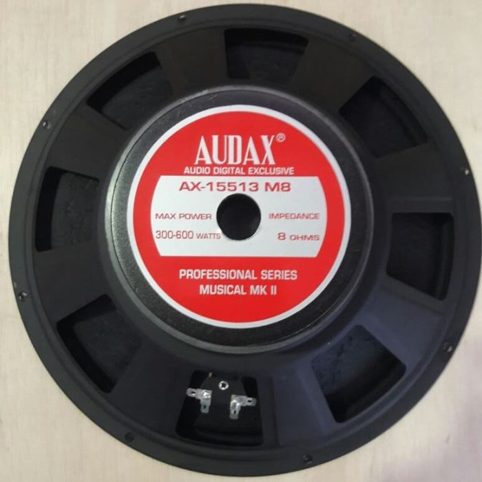Speaker 15 In Audax 600 Watt Original Asli Speaker 15Inch 15" Audax