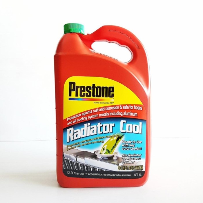 Air Radiator / Coolant Hijau 4000Ml / 4 Liter Merk Prestone