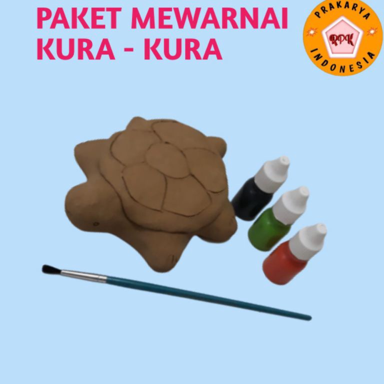 

[CODE BARANG 596SGF] Paket mewarnai tanah liat bentuk kura - kura 0C9