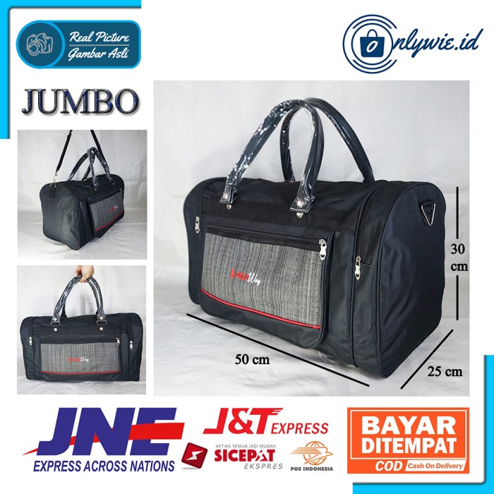 Onlywie Tas Pakaian Travel Pria Besar Tas Baju Piknik Jumbo Bisa COD