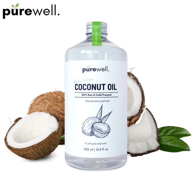 

Purewell Extra Virgin Coconut Oil VCO EVCO 500ml Minyak Kelapa Murni