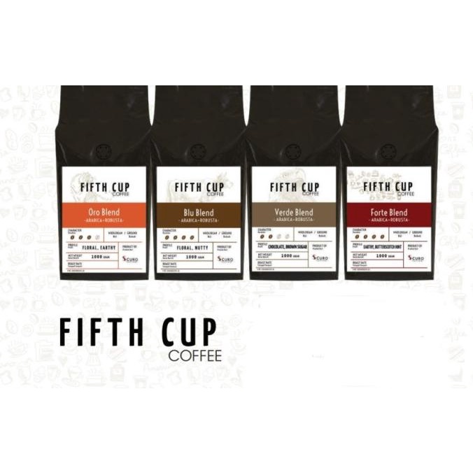 

] FIFTH CUP BLEND COFFEE Arabica Robusta