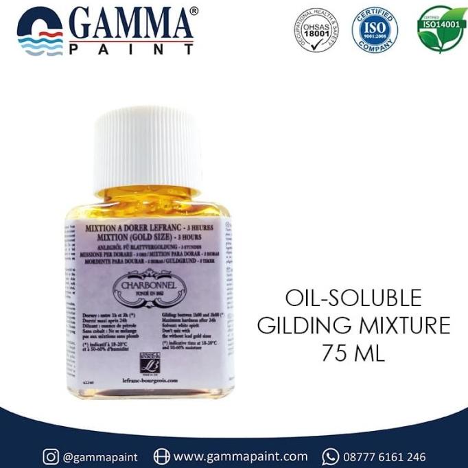 

CHARBONNEL Oil-Based Gilding Mixture 75ML - Lem utk aplikasi Gold Leaf