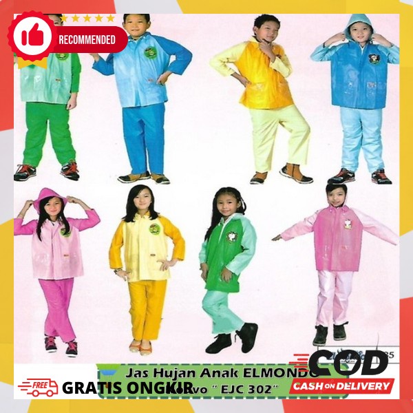 Setelan Mantol Hjan Anak Js Hujan Jubah Setelan Ansk Terusan Jaz Hyjan Kid'S Tebal Anti Rembes Jas H