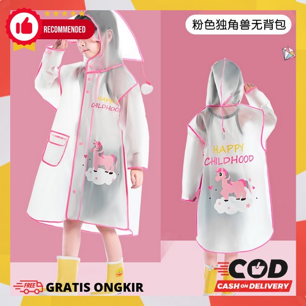 Mantrol Anak Terusan Ansk Jaz Hujan Kids Tebal Mantol Hjan Anak Premium Anti Rembes Js Hyjan Setelan