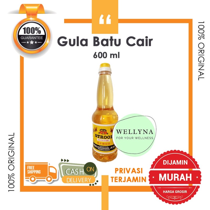 

Liquid Rock Sugar Gula Batu Cair Stroop Ie Ie 600 ml