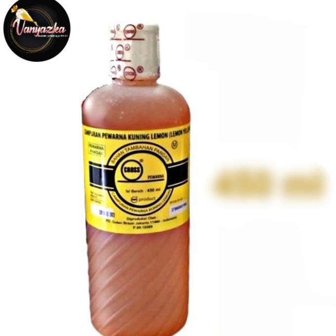 

Pewarna Makanan Halal Cross Lemon Yellow/Kuning Lemon 450ml