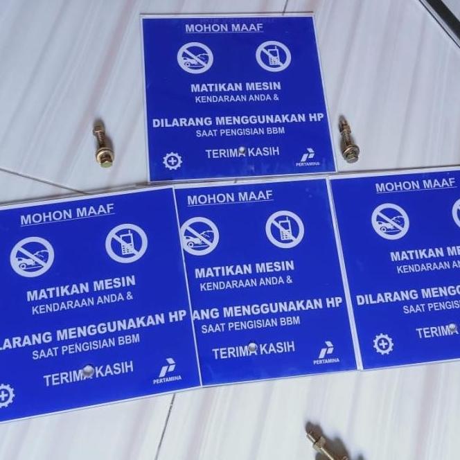 

ready now- papan rambu spbu *strl