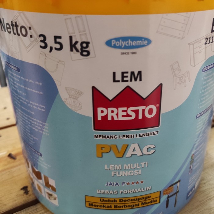 Lem presto pvac 3.5 kg ( hpl .decosheet)