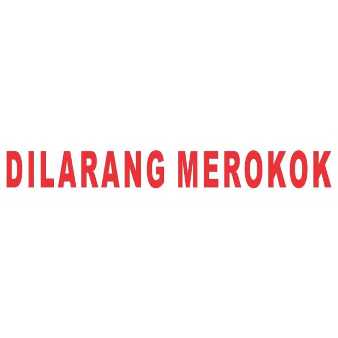 

Sign Label Acrylic Dilarang Merokok papan nama rambu rambu akrilik