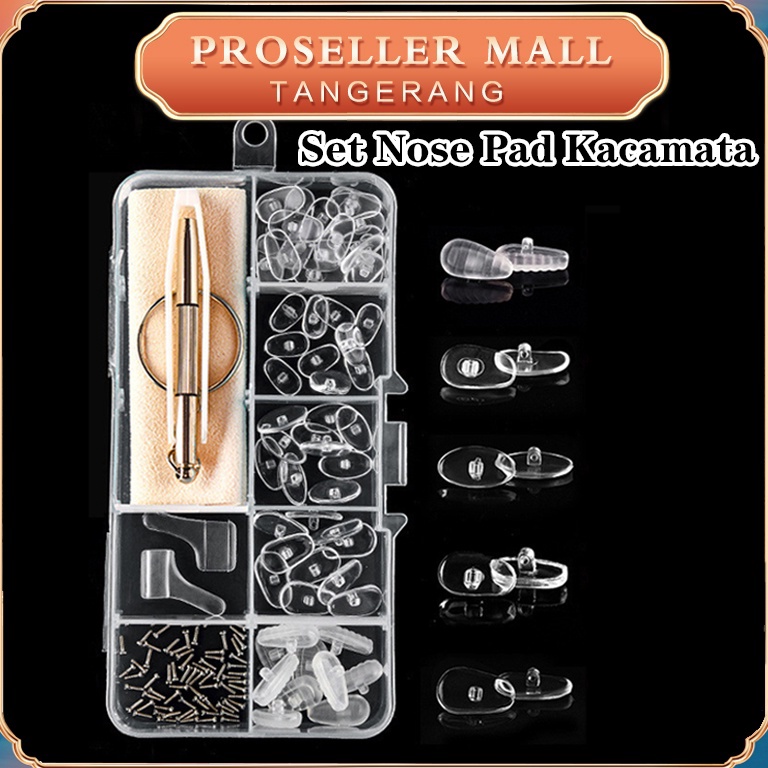 LANGSUNG ORDER Set Nose Pad Kacamata Silikon / Glasses Nose Pad / Nose Pad Kacamata Anti Melorot