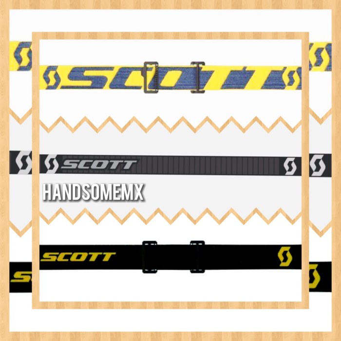 TALI STRAP GOGGLE SCOTT STRAP TALI KACAMATA SCOTT STRAP GOGGLE SCOTT