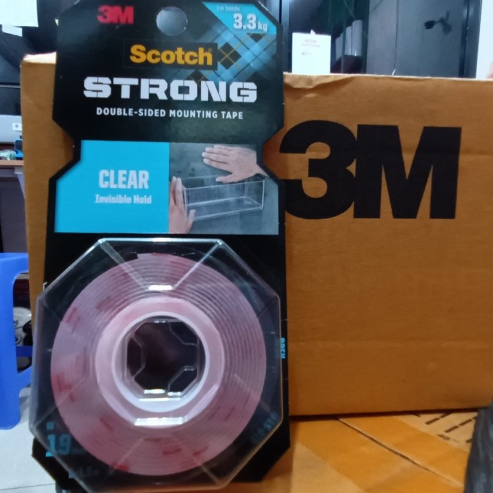 

3M Double tape Scotch Permanent Tape Mounting clear transparan bening