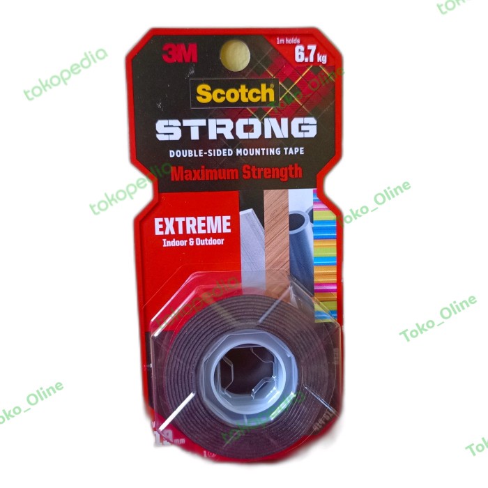 

3M Double Tape - Scotch Strong Extreme Indoor Outdoor 414-S19 - 6.7kg