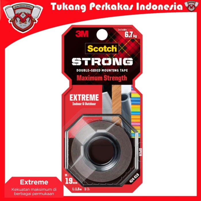 

3m Double tape scotch strong extreme indoor outdoor 414-S19 6,7 Kg