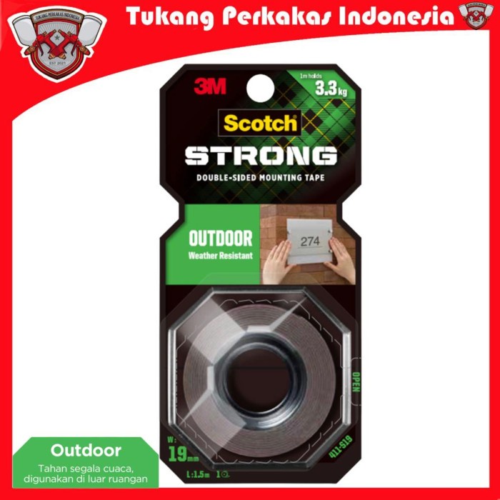 

3m Double Tape Outdoor scotch Super kuat Permanent mounting Tape 3m