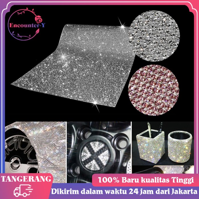 

Terlaris Stiker Kristal Berlian Imitasi Diy Crystal Rhinestones Sticker