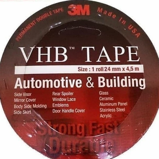 

Double Tape VHB Original 3M Super Lengket Super Kuat 24 mm