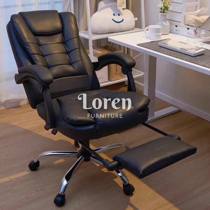 Kursi kantor empuk kursi direktur dengan footrest