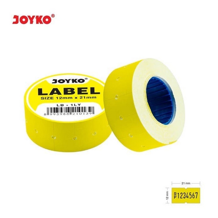 

Label Harga Joyko 1 Baris Warna Kuning / Lb-1Ly / Price Label / 1 Line