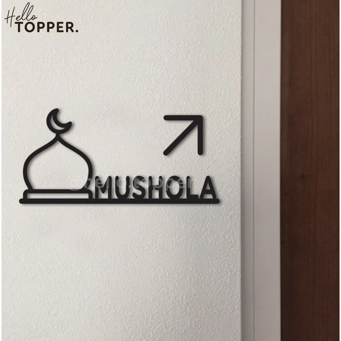 

Terlaris Stiker Sign Mushola Akrilik Mushola Sign Acrylic Sticker Modern