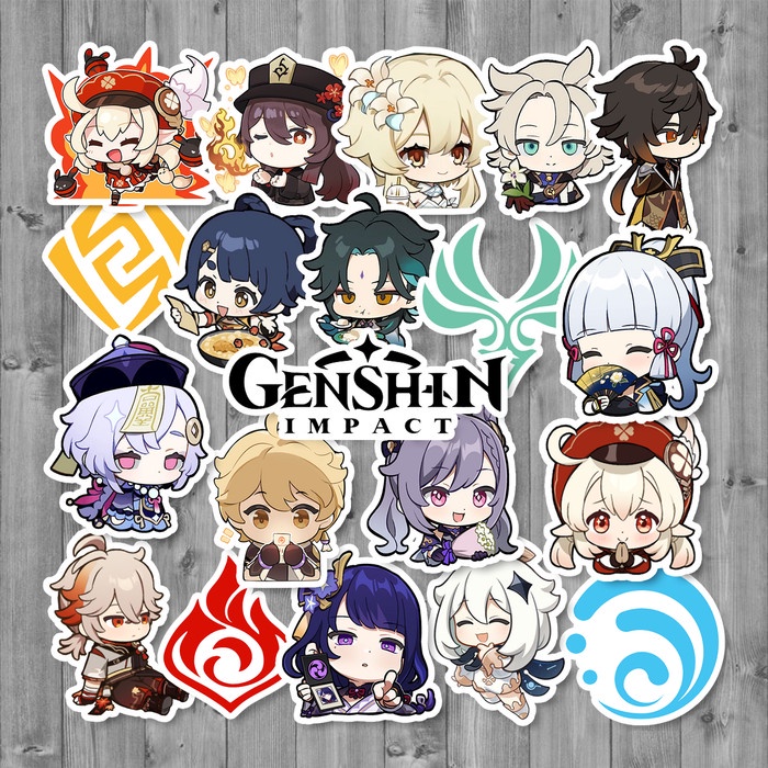 

Stiker Pack Tumblr - Genshin Impact [20 Pcs]