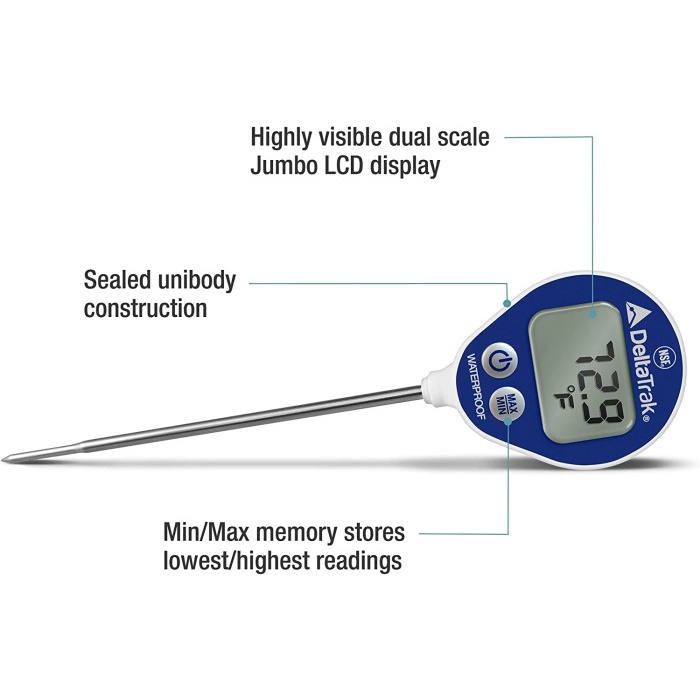 

Terlaris Deltatrak Lollipop Min/Max Thermometer, Model 11050 Delta Trak