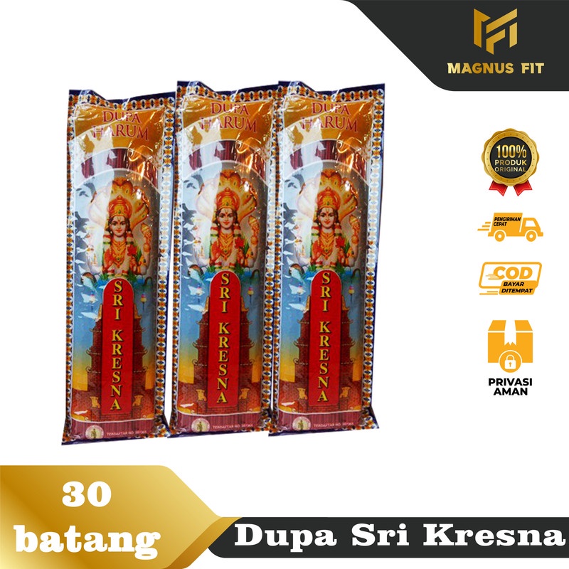 Dupa Hio Harum Sri Kresna Krisna Isi 30 Sticks Warna Merah