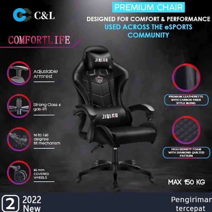 Kursi Gaming KUCA Kaki Kursi Nilon Biaya Kursi Hitam Kursi Kantor