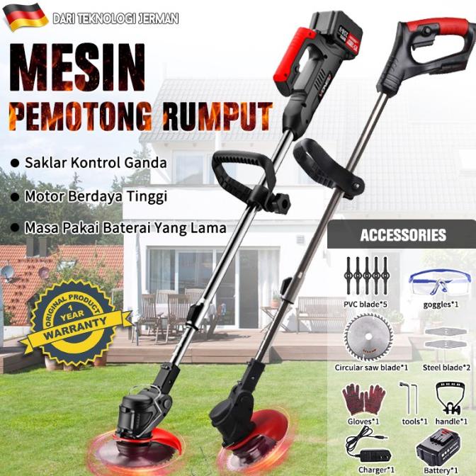 Mesin potong rumput 36V/48V Mesin Pemotong Rumput mesin rumput baterai