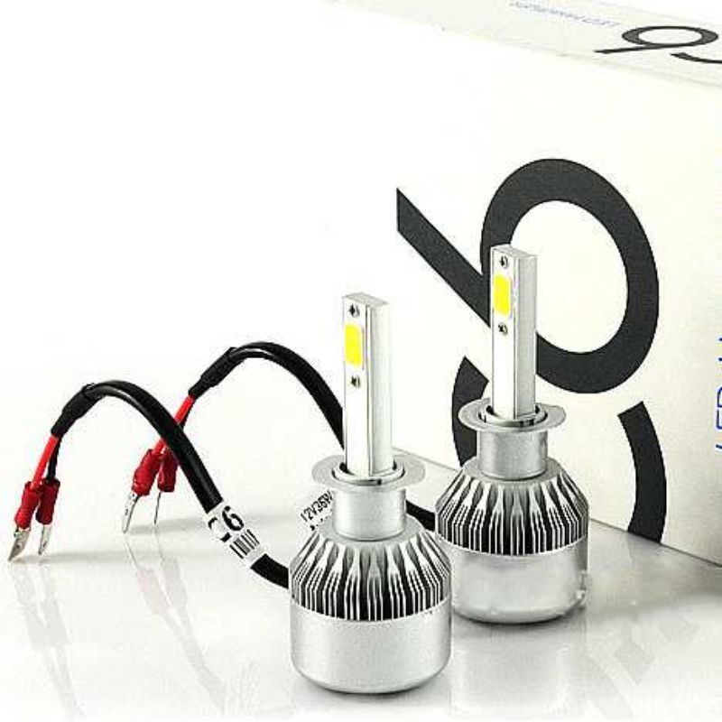 Lampu Mobil LED C6 H4 COB 2PCS