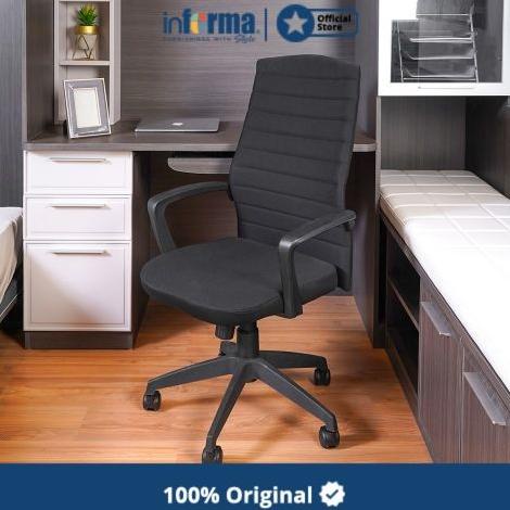 INFORMA LIVERPOOL KURSI KANTOR - HITAM