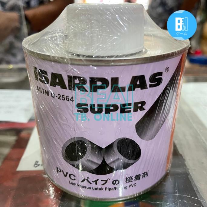 *****] Lem Isarplas Kaleng / Lem pipa PVC / Lem paralon kaleng 400gr