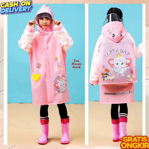 Jas Hujan Anak Kecil Stelan Anti Air Kuat Anti Tembus Mantrol Murah Mantel Kids Cewek Cowok Setelan 