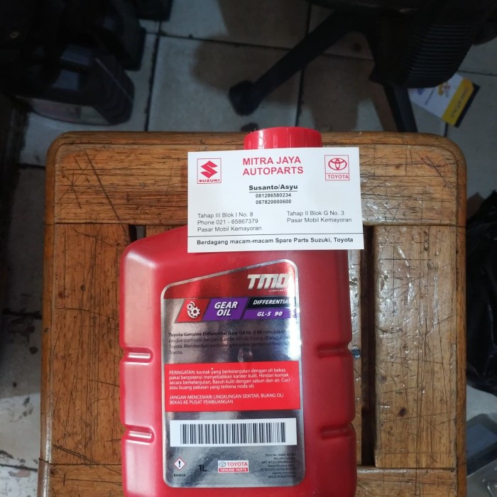 Oli Gardan Toyota TMO 1liter ORIGINAL terpercaya
