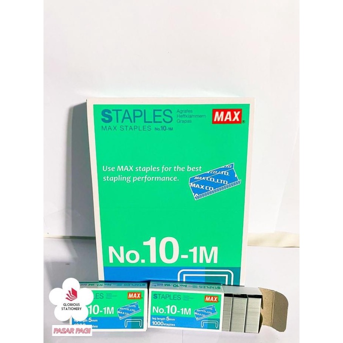 

isi staples no.10 merk MAX