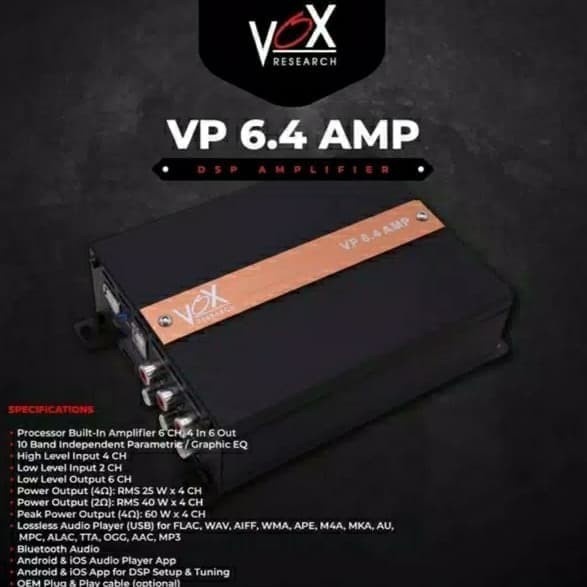 processor vox research vp 6.4 amp cikacika321