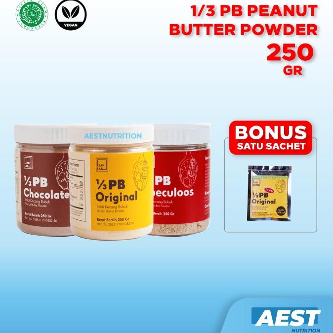 

Lean Lab 1/3 PB Selai Kacang Bubuk 250 gr Peanut Butter Powder