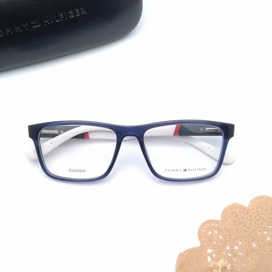 TERLARIS kacamata minus Tommy Hilfiger acetate grade original /KACAMATA HITAM/KACAMATA