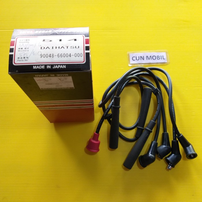 Kabel Busi Hijet 1000, G10 Merk Seiwa Made In Jepang (514) 90048-66004 Kode Br05