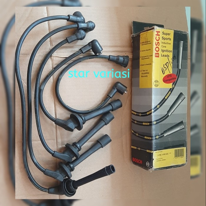 New Kabel Busi Racing Bosch Mobil Daihatsu Feroza, Zebra. Kode 342