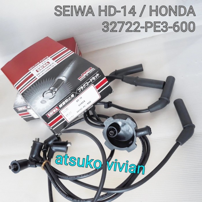 New Kabel Busi Honda Civic Wonder / 32722-Pe3-600 Japan Seiwa Hd-14 Jepang Kode Ma074