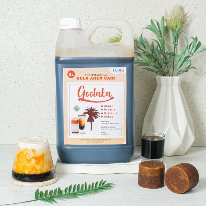 

gula aren cair Goolaka 5liter / kopi gula aren / palm sugar
