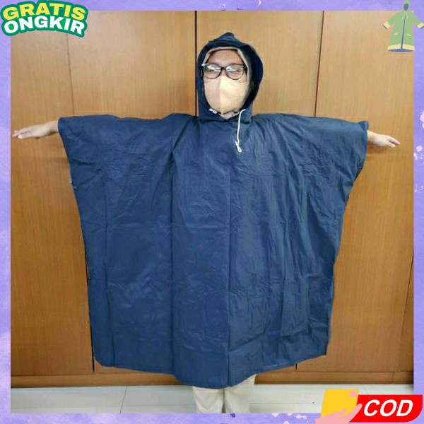 Mantol Trusan Mantrol Gamis Rok Jas Hujan Terusan Ponco Polos Tebal Mantel Gamis Jas Hujan Dewasa Ja