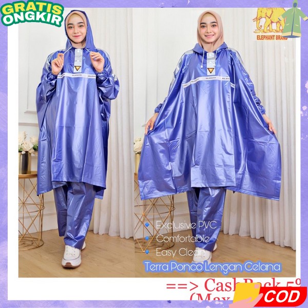 Jaa Ujan Gamis Jas Ujan Gamis Wanita Pria Jubah Mantel Korean Style Kelelawar Jas Hujan Terusan Rain