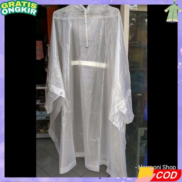 Jas Hujan Poncho Lengan Tebal Kuat Elastis Mantrol Mantol Kelelawar Dengan Lengan Jas Hujan Terusan 