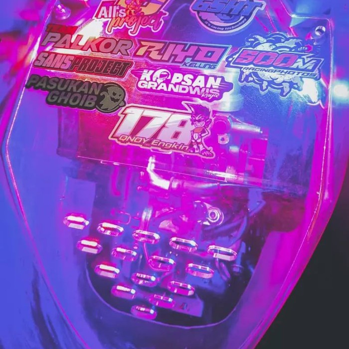 Akrilik Bagasi downdraft vario 125/150 old/new